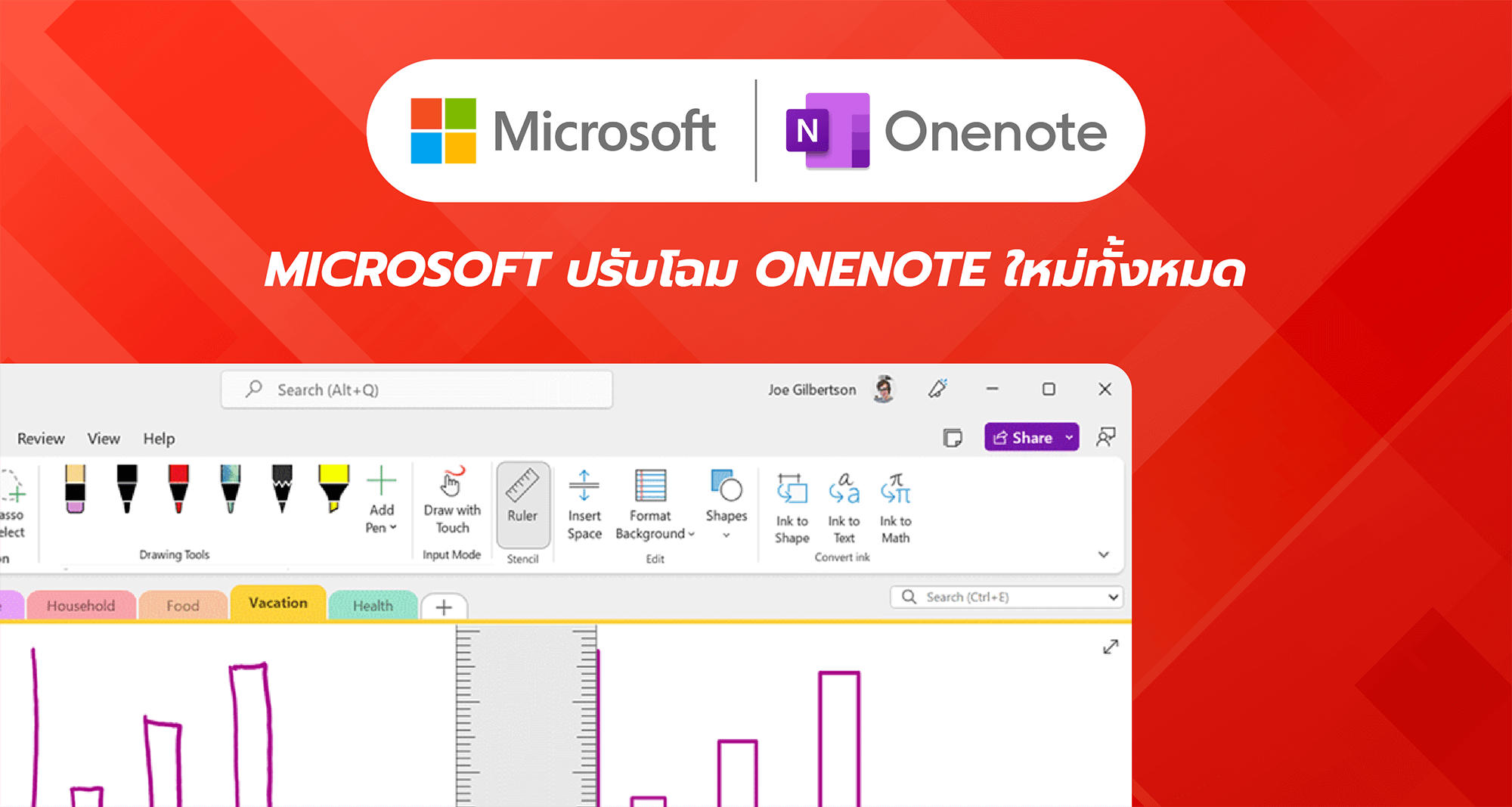 Microsoft ปรับโฉม OneNote ใหม่ทั้งหมด
