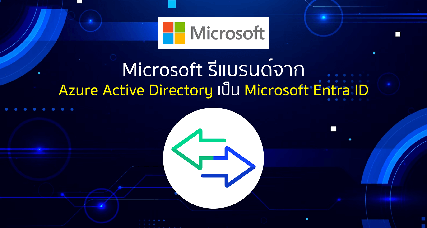Microsoft รีแบรนด์จาก Azure Active Directory เป็น Microsoft Entra ID