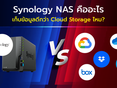 Synology NAS คืออะไร | เก็บข้อมูลดีกว่า Cloud Storage ไหม?