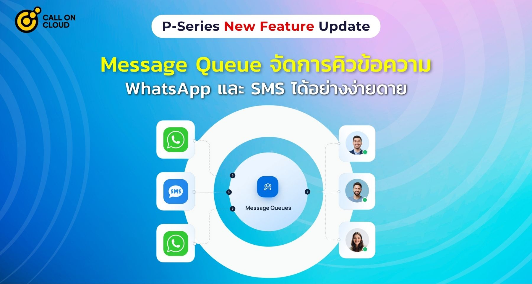 P-Series New Feature Update: Message Queue จัดการคิวข้อความ WhatsApp และ SMS ได้อย่างง่ายดาย