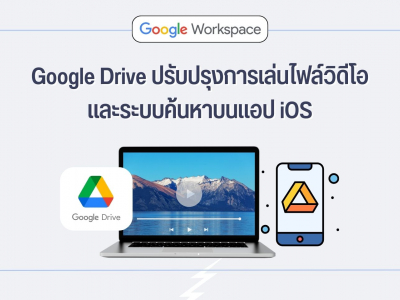 Google Drive ปรับปรุงการเล่นไฟล์วิดีโอ และระบบค้นหาบนแอป iOS