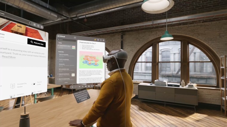 แอป Microsoft Word, Excel และ Teams จะพร้อมใช้งานสำหรับ Apple Vision Pro AR