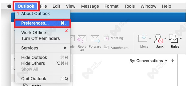 การติดตั้ง Office 365 Outlook บน Mac