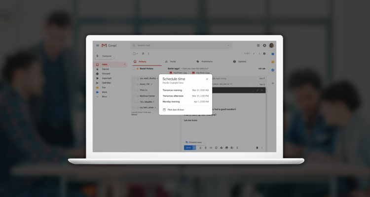G suite เพิ่ม feature Schedule Send ช่วยกำหนดเวลาส่งอีเมล G suite เพิ่ม feature Schedule Send ช่วยกำหนดเวลาส่งอีเมล