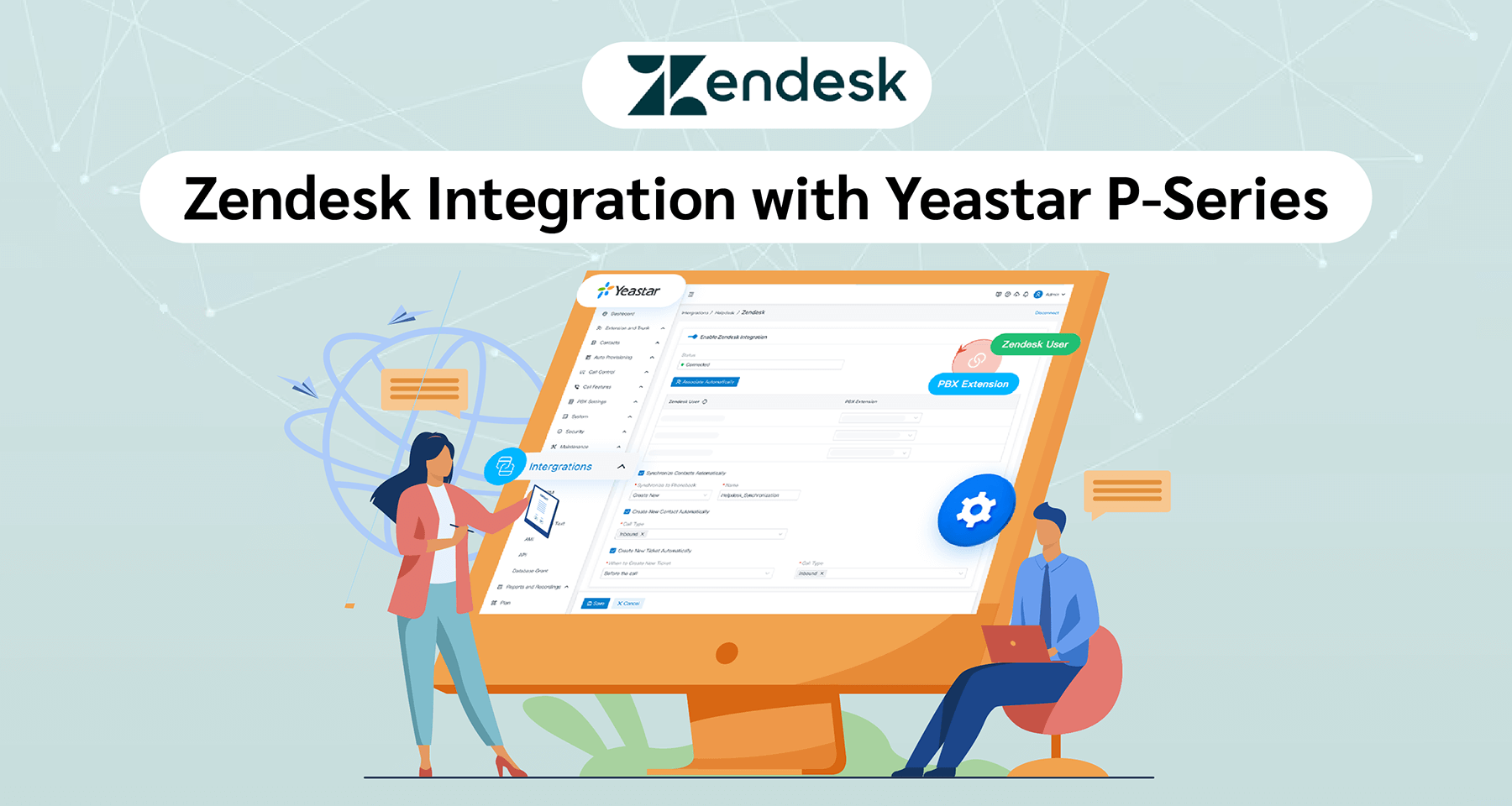 การใช้งาน Zendesk ร่วมกับ Yeastar P-Series เพื่อบริหารจัดการและสนับสนุนลูกค้าอย่างมีประสิทธิภาพ