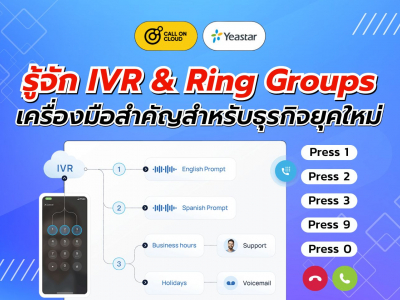 ทำความรู้จัก IVR & Ring Groups ตอบทุกสายทันใจ เพิ่มความพึงพอใจให้ลูกค้า