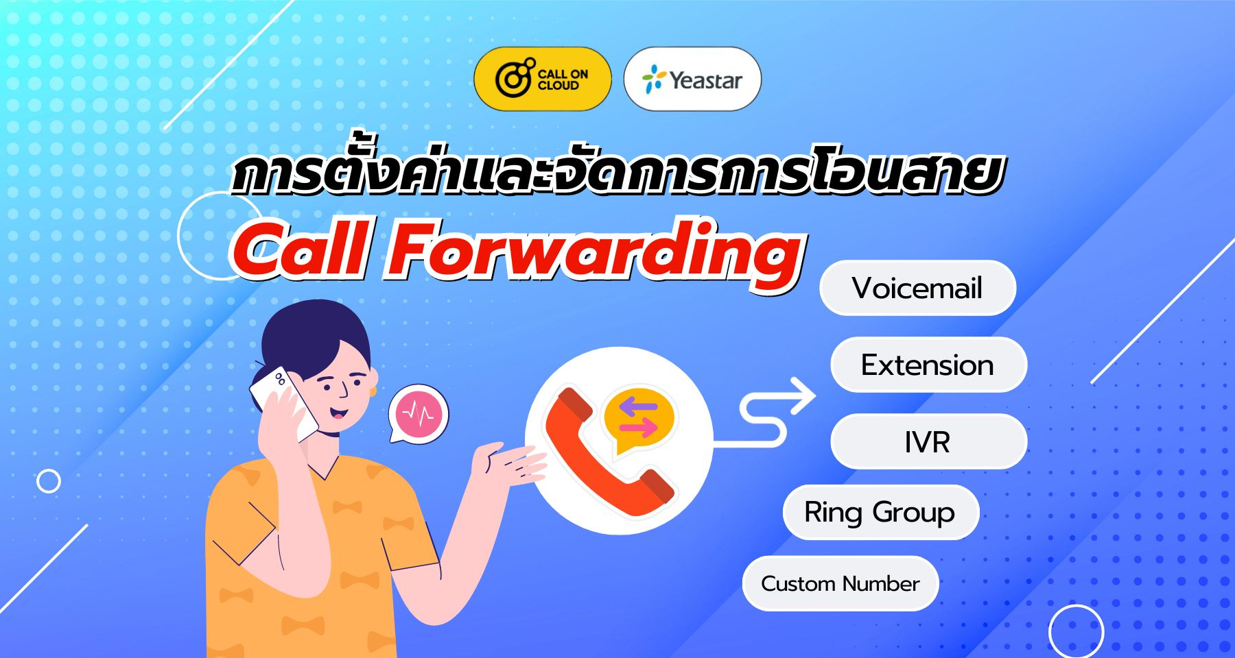 Call Forwarding ตัวช่วยจัดการการโอนสายโทรศัพท์ ด้วยเงื่อนไขที่สามารถกำหนดเองได้