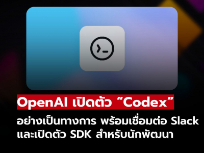 OpenAI เปิดตัว Codex อย่างเป็นทางการ เขียนโค้ดง่ายขึ้นด้วย AI