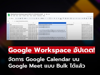 Google Meet จัดการง่ายขึ้นอีกขั้น! Assign ปฏิทินหลายอุปกรณ์ได้ในครั้งเดียว