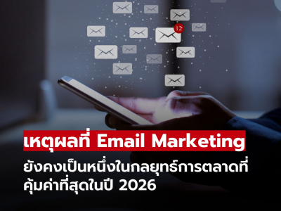 Email Marketing ยังสำคัญหรือไม่ในปี 2026? ทำไมหลายองค์กรยังเลือกใช้อีเมลในการสื่อสารกับลูกค้า
