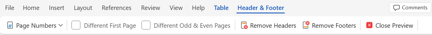 Word for the web อัปเดตใหม่! แก้ไขส่วนหัวและท้ายกระดาษได้ง่ายกว่าเดิม