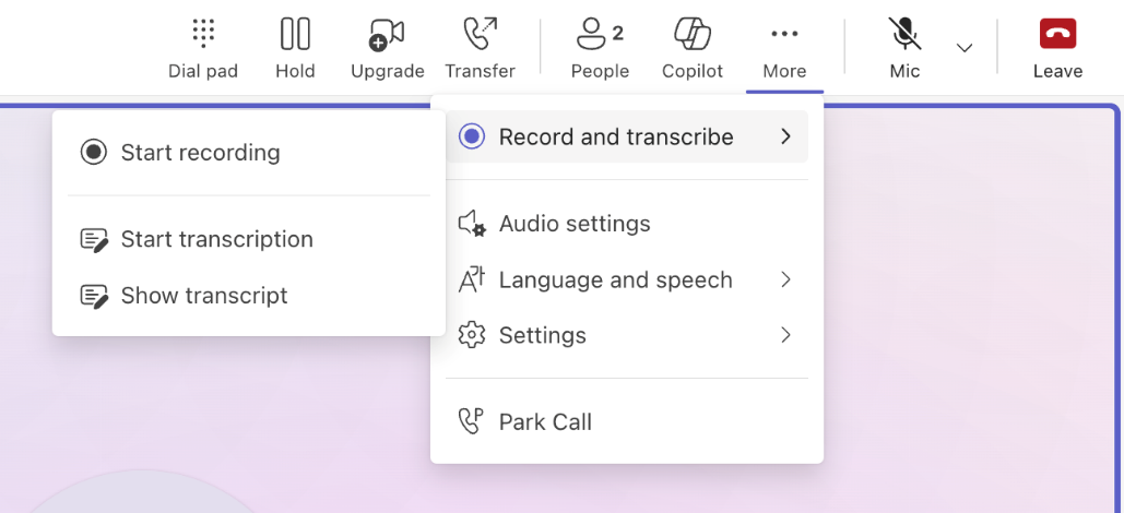 ฟีเจอร์ใหม่ของ Microsoft Teams สรุปการโอนสายใน Teams ด้วย AI