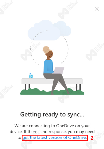 การ Sync OneDrive for Mac