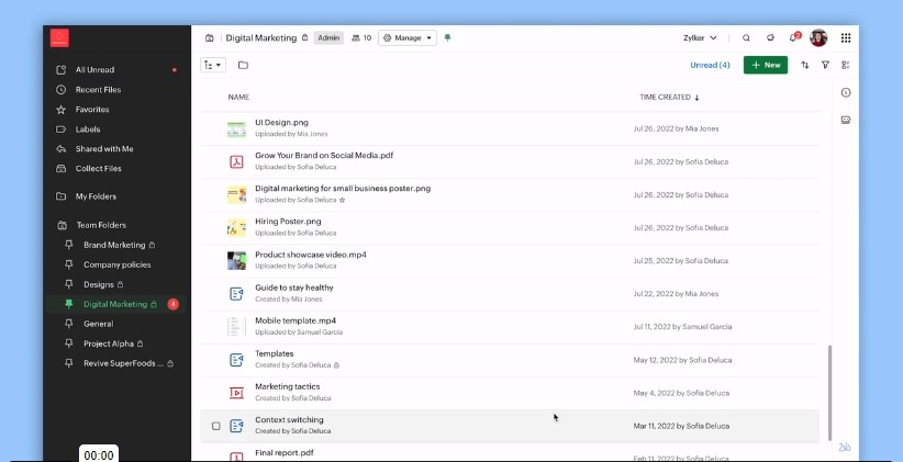 แนะนำ WorkDrive 4.0 : อัปเกรดประสิทธิภาพการทำงานและการใช้งาน
