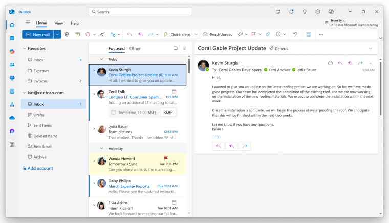 Microsoft เปิดตัวฟีเจอร์ใหม่ ยกระดับการเข้าถึงใน Outlook สำหรับ Windows