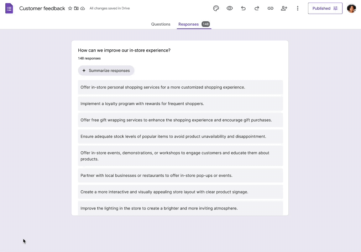 Gemini บุก Google Forms! ใช้ AI สรุปคำตอบแบบอัตโนมัติได้แล้ว