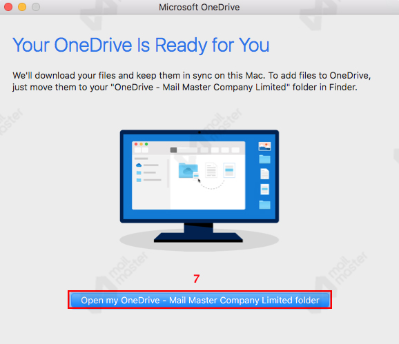 การเริ่มต้น Sync OneDrive