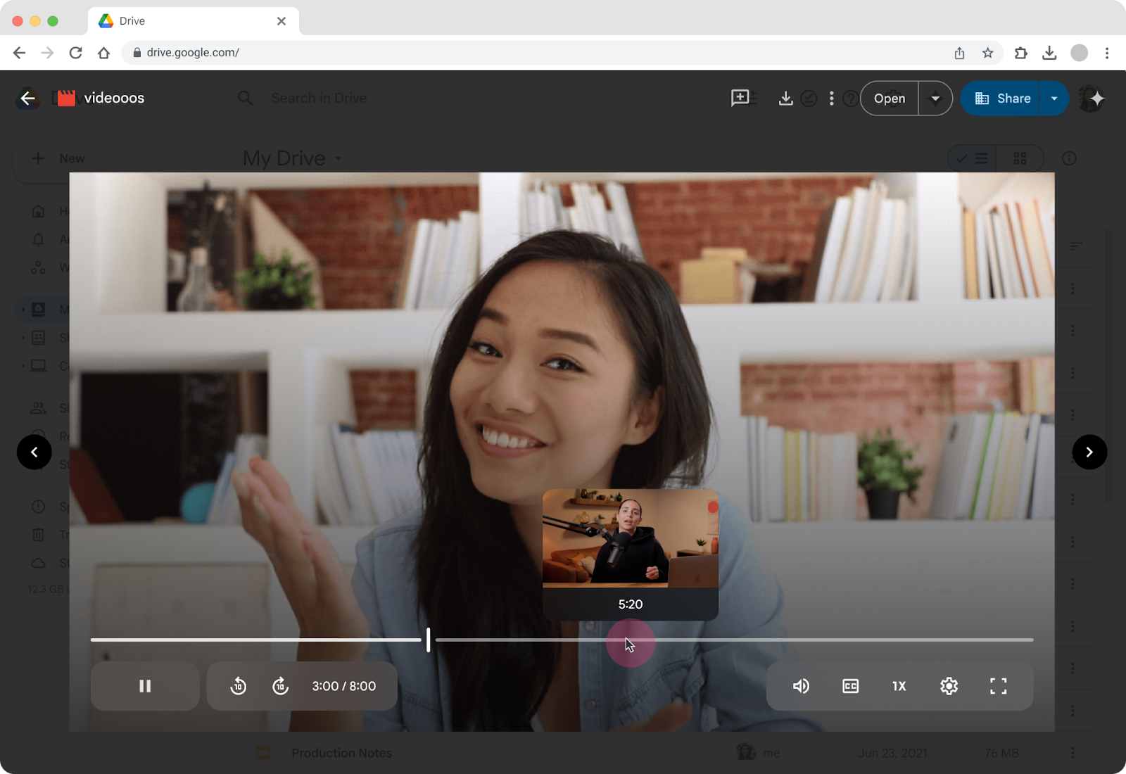 Google Drive อัปเดตใหม่! วางเมาส์ดู Thumbnail บนแถบวิดีโอ เลือกช่วงโปรดได้ทันที