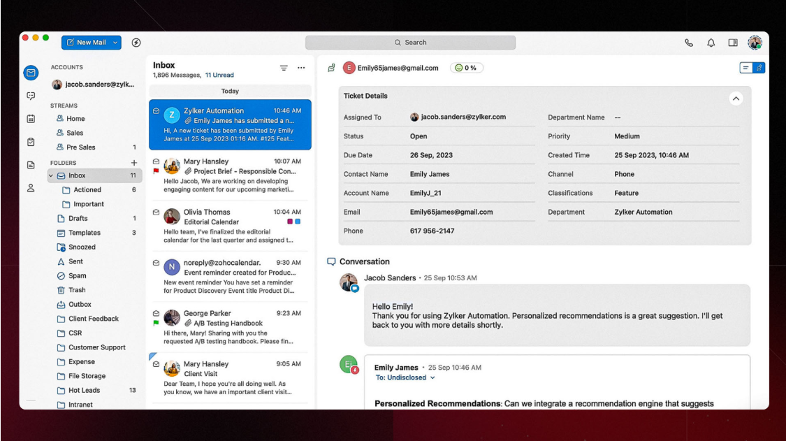 Zoho Workplace สร้างเวิร์กโฟลว์ที่เป็นหนึ่งเดียว!