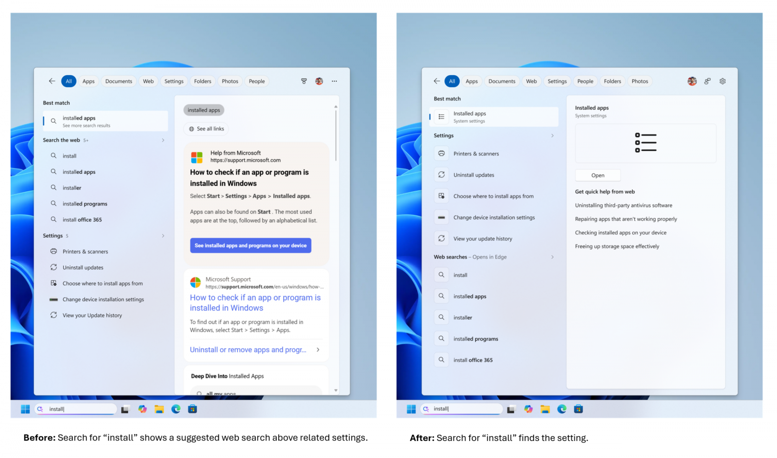 Windows 11 ปรับ Search ใหม่ ค้นหาแม่นขึ้น ลดความรก ไม่มีโฆษณา