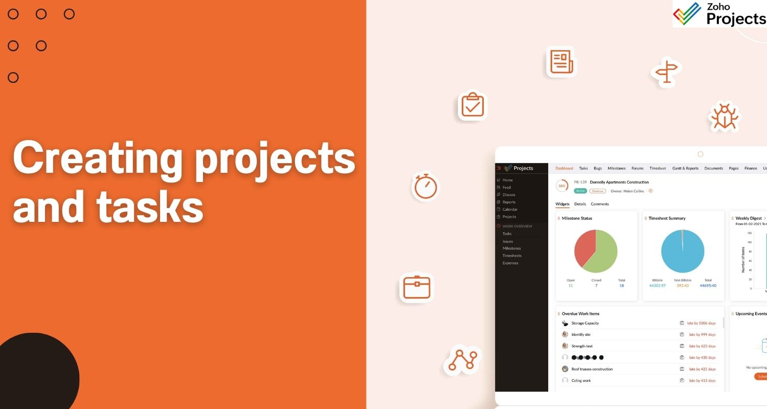 จัดการโปรเจคแบบมืออาชีพด้วย Zoho Project