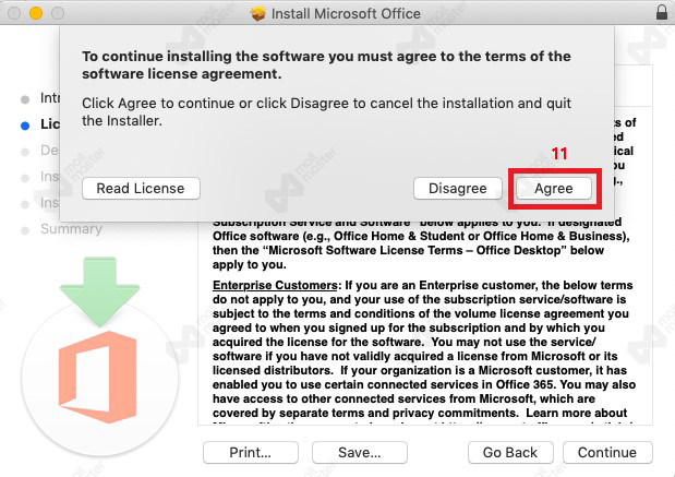 การติดตั้งโปรแกรม Microsoft Office 365 บน Mac