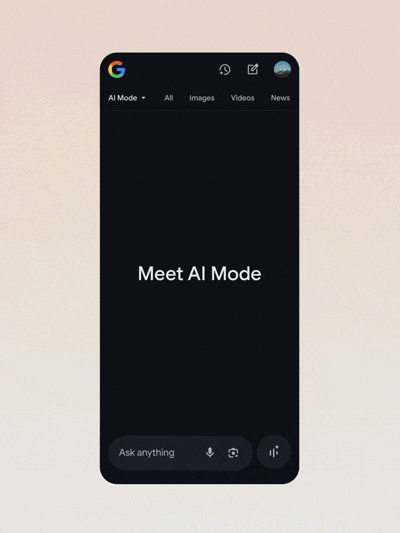 Google Search เปิดตัว AI Mode เวอร์ชันใหม่ พร้อมฟีเจอร์ Agentic และขยายการใช้งานทั่วโลก