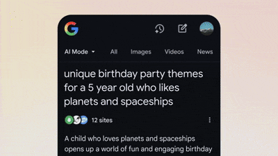 Google Search เปิดตัว AI Mode เวอร์ชันใหม่ พร้อมฟีเจอร์ Agentic และขยายการใช้งานทั่วโลก