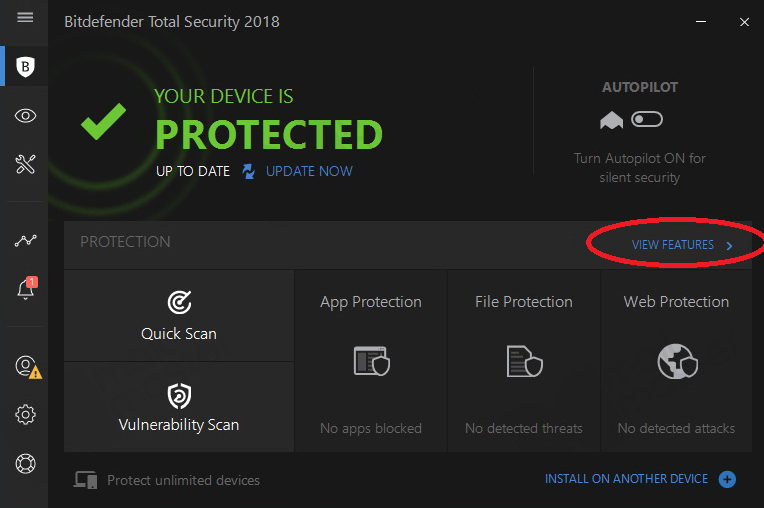 Bitdefender total Security 2018