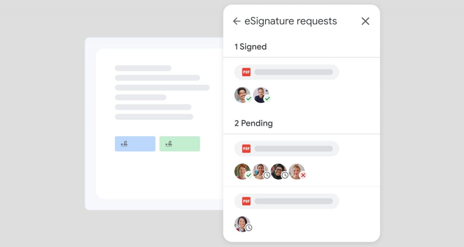 จัดการเอกสารไวขึ้น ด้วย eSignatures ลายเซ็นอิเล็กทรอนิกส์ใน Google Workspace