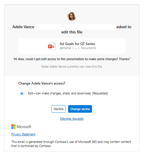 เริ่มใช้งานง่ายขึ้น! Microsoft เปิดฟีเจอร์ใหม่ให้ผู้ใช้ขอสิทธิในการแก้ไขไฟล์ด้วยคลิกเดียว