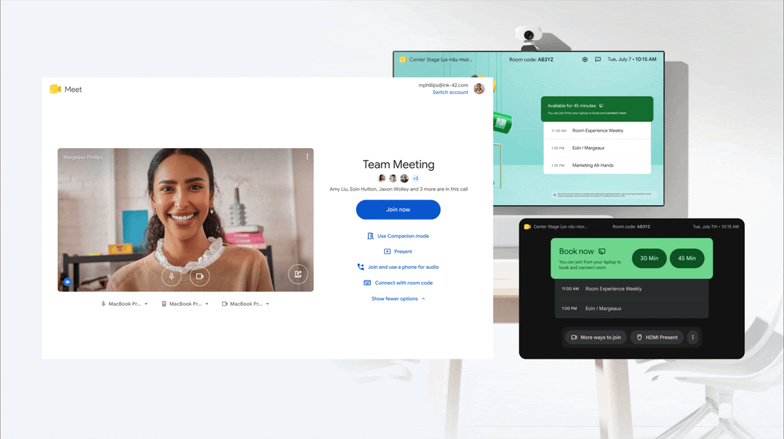 Google Meet เพิ่มวิธีเชื่อมต่อห้องประชุม เพียงกรอกรหัส 5 ตัว!
