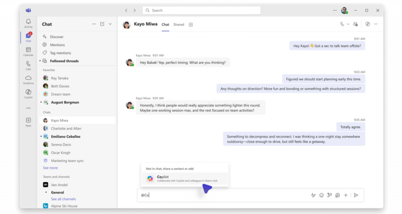 Microsoft นำ Copilot เข้าสู่การแชทกลุ่มใน Microsoft Teams