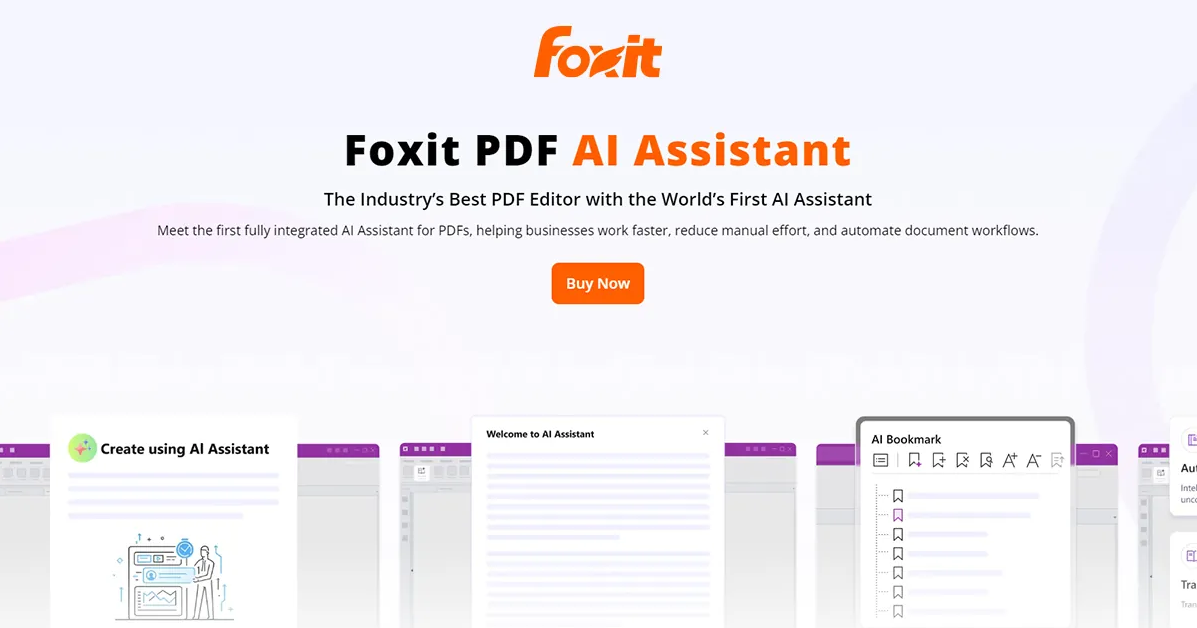 แก้ไฟล์ PDF จัดการทุกงานเอกสาร ด้วย Foxit PDF Editor