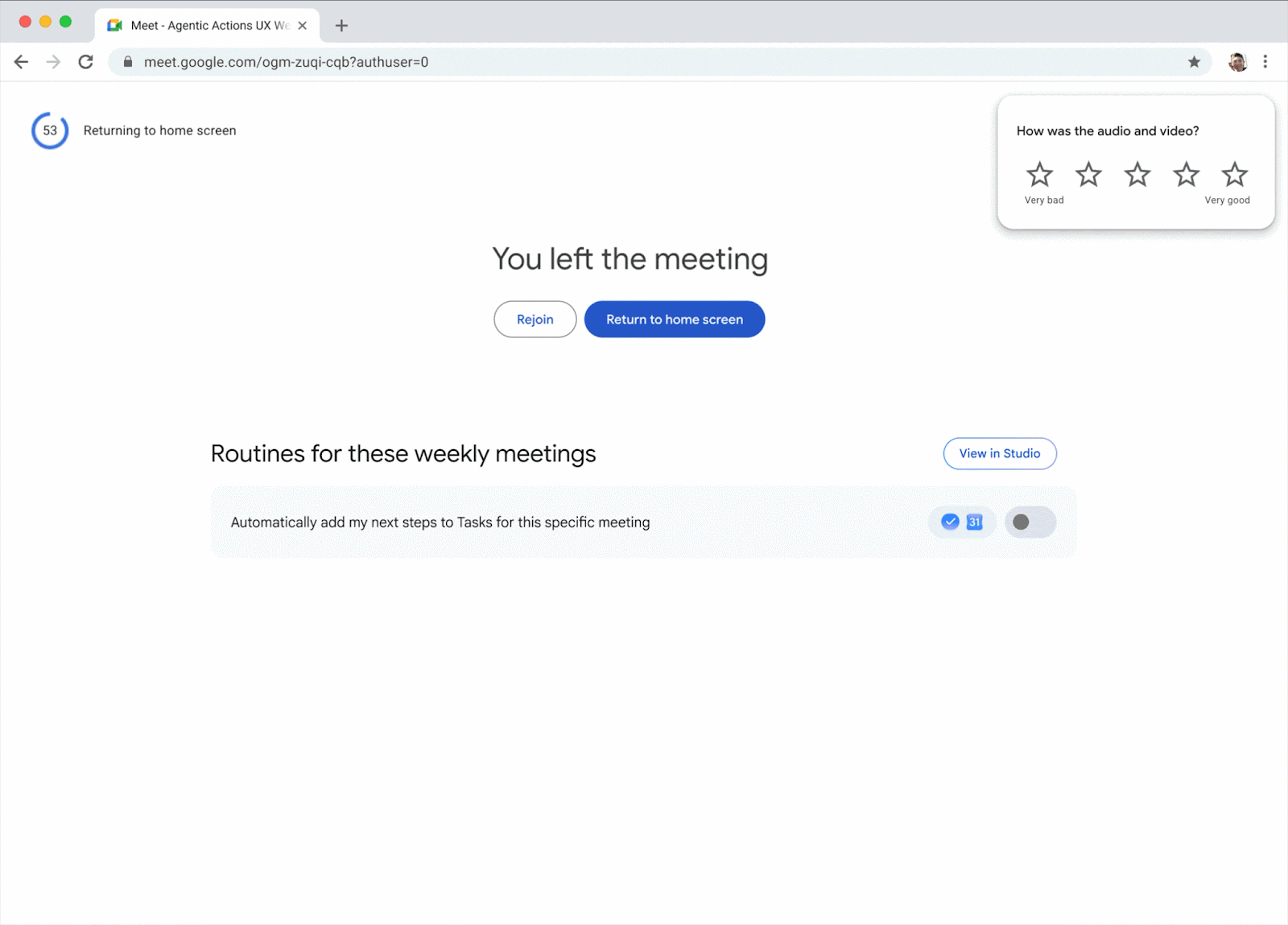 Google Meet เปิดตัว Next Steps ให้ Gemini ช่วยจัดการงานหลังประชุม