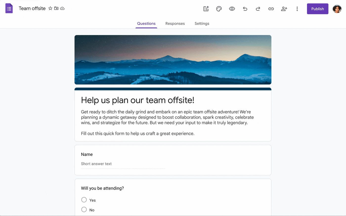 แต่งฟอร์มได้มากขึ้น! Google Forms เพิ่มตัวเลือกรูปหัวฟอร์มใหม่
