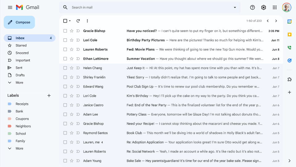 Google Workspace อัปเดตการเปิดตัวอินเทอร์เฟซผู้ใช้ใหม่ของ Gmail