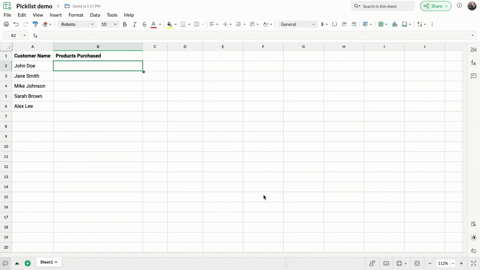 Zoho Sheet อัปเดตครั้งใหญ่! เลือกหลายค่าได้ สร้างฟอร์มง่าย ใช้งาน Workflow คล่อง