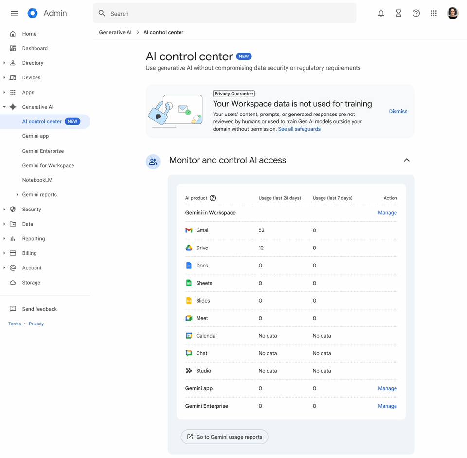 AI Control Center ฟีเจอร์ใหม่จาก Google ช่วยองค์กรจัดการ AI ได้เป็นระบบ