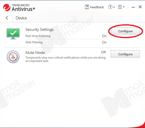 Protected by Trend Micro Antivirus +