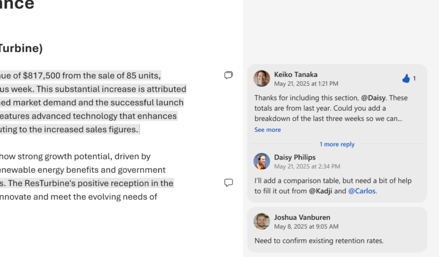 อัปเดต Word เวอร์ชันเว็บ ปรับดีไซน์คอมเมนต์ใหม่ ใช้ง่ายกว่าเดิม
