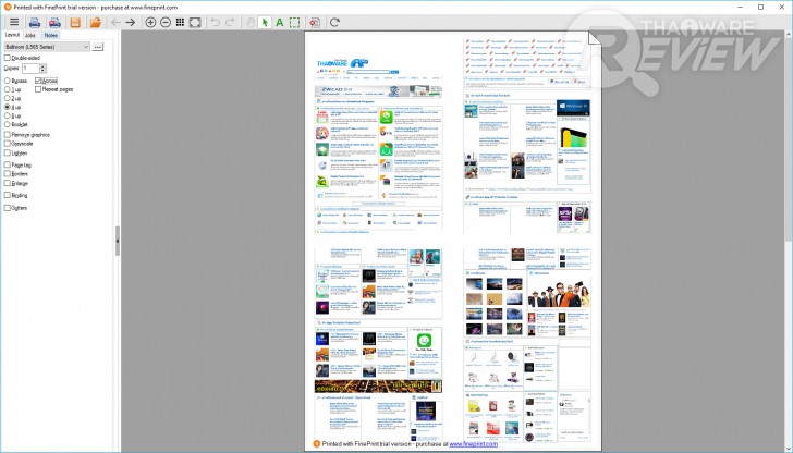 รีวิว FinePrint จัดการรูปแบบงานพิมพ์ง่ายๆ ด้วยเครื่องมือที่ไม่ซับซ้อน