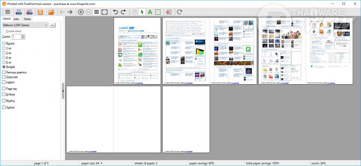 รีวิว FinePrint จัดการรูปแบบงานพิมพ์ง่ายๆ ด้วยเครื่องมือที่ไม่ซับซ้อน
