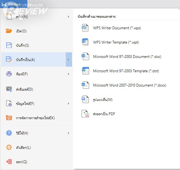 รีวิว Thai WPS โปรแกรมจัดการงานเอกสารโดยคนไทย เพื่อคนไทย