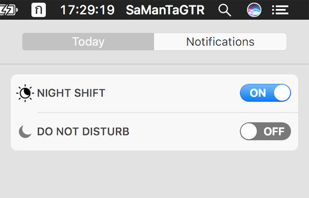 Do Not Disturb และ Night Shift 2 ฟีเจอร์เด็ดบน macOS