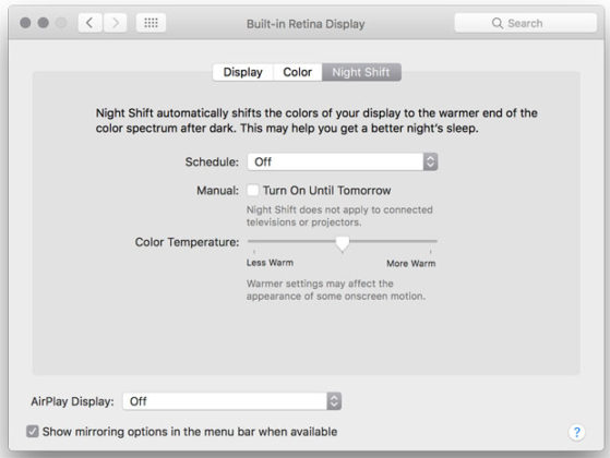 Do Not Disturb และ Night Shift 2 ฟีเจอร์เด็ดบน macOS