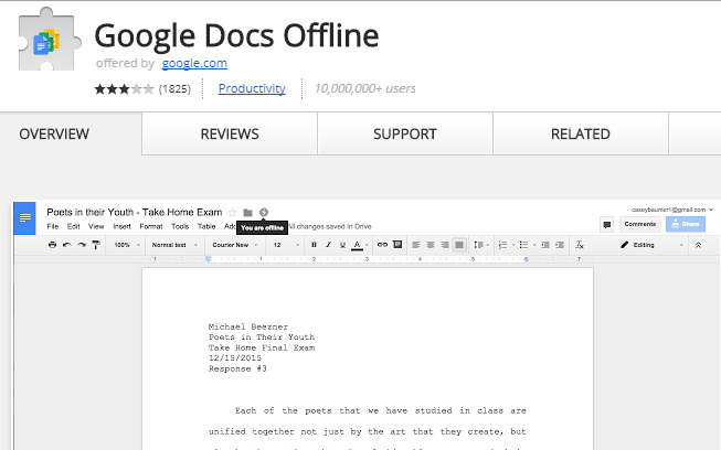 วิธีเข้าถึงไฟล์ Google Drive แบบออฟไลน์