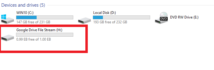 ความแตกต่าง Google Drive File Stream กับ Backup and Sync