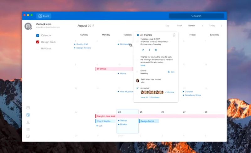 Microsoft ออกแบบ Outlook ใหม่สำหรับ Mac และ Windows