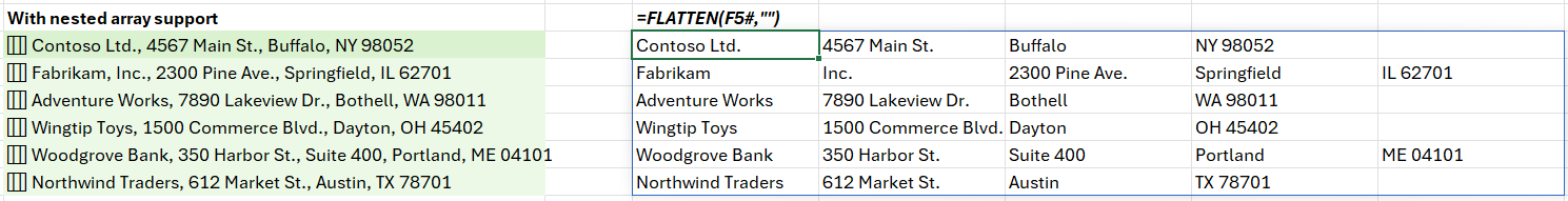 Excel เพิ่มฟีเจอร์ใหม่! ใส่หลายค่าในเซลล์เดียว พร้อม Lists และ Arrays